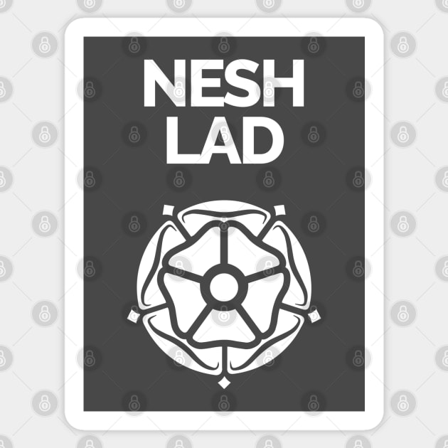 Nesh Lad Yorkshire Rose Sticker by Yorkshire Stuff